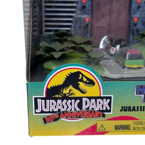 2023 Jada Jurassic Park Diorama Set 30th Anniversary Nano Scene Diecast #34244 - Picture 4 of 7